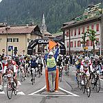 Predazzo, 27 May, 7:30 a.m - The start of the 6th Marcialonga Cycling Craft