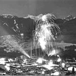 Fireworks during the Opening Ceremony  - 1971
