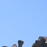 Standing Stone der Cermiskyline  - Bild des Standing Stone des Klettersteiges der Seen im Zentral-Lagorai-Gebirge
