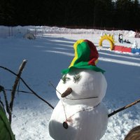 Snowman on Cermis  - Here’s the snowman build by the young guests of Alpe Cermis
