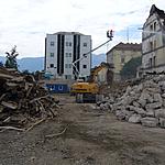 Lavori di demolizione a Bolzano 