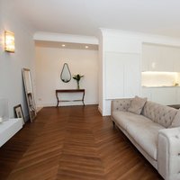 Particolare Zona Living Appartamento Residenziale Verona Centro Storico  - Pavimento Parkemo Rovere Mod. Retro