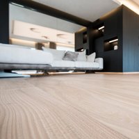 Bolzano Residence  - Parkemo European Elm Parquet Mod. Magnus, selected, in maxi-format with lengths up to 4000 mm / width 300 mm, light brushed and oiled by sample