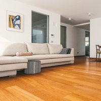 Residence Trento  - Parkemo Teak Parquet, sanded open-pore and natural oiled by sample