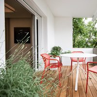 Bolzano Residence  - Parkemo Solid Teak flooring Mod. Decksterno Collection