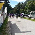 Personaggi famosi sport, spettacolo e cultura - Squadra della Fiorentina serie A ritiro Val di Fassa. Noleggio bike ed e-bike Bikeasy all' interno del Fassa park a Canazei val di fassa