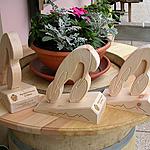 I pregiatissimi trofei della Marcialonga Cycling - legno di cirmolo della Magnifica Comunita di Fiemme