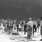 Moena 1983 - I concorrenti si preparano al via